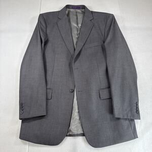 Vinci Purple Label Men's Gray Sport coat Suit Jacket 40L 40 Long